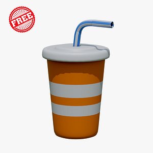 3D model Disposable Soft Drink Cup