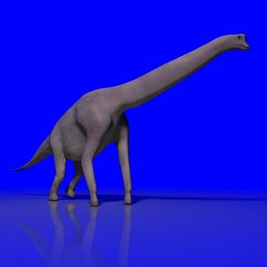 brachiosaurus dinosaur 3d max