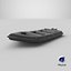 Rubber Boat Low-poly PBR