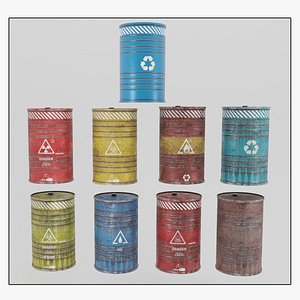 3D model BARREL GAME READY