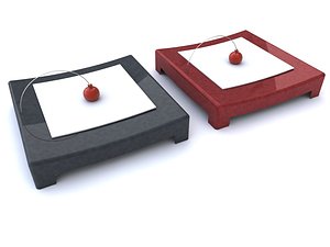 3d napkin holder model