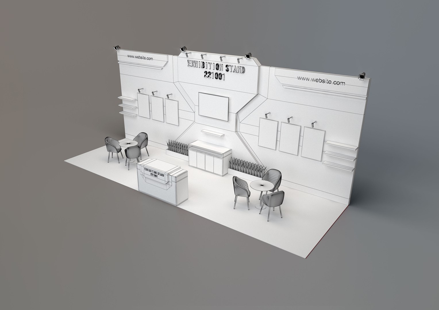 3D EXHIBITION STAND221001 28 Sqm model https://p.turbosquid.com/ts-thumb/79/DljLpG/1w/preview07/jpg/1670816800/1920x1080/fit_q87/c5ea8047e198c42a021f3622912979dab5762f9b/preview07.jpg