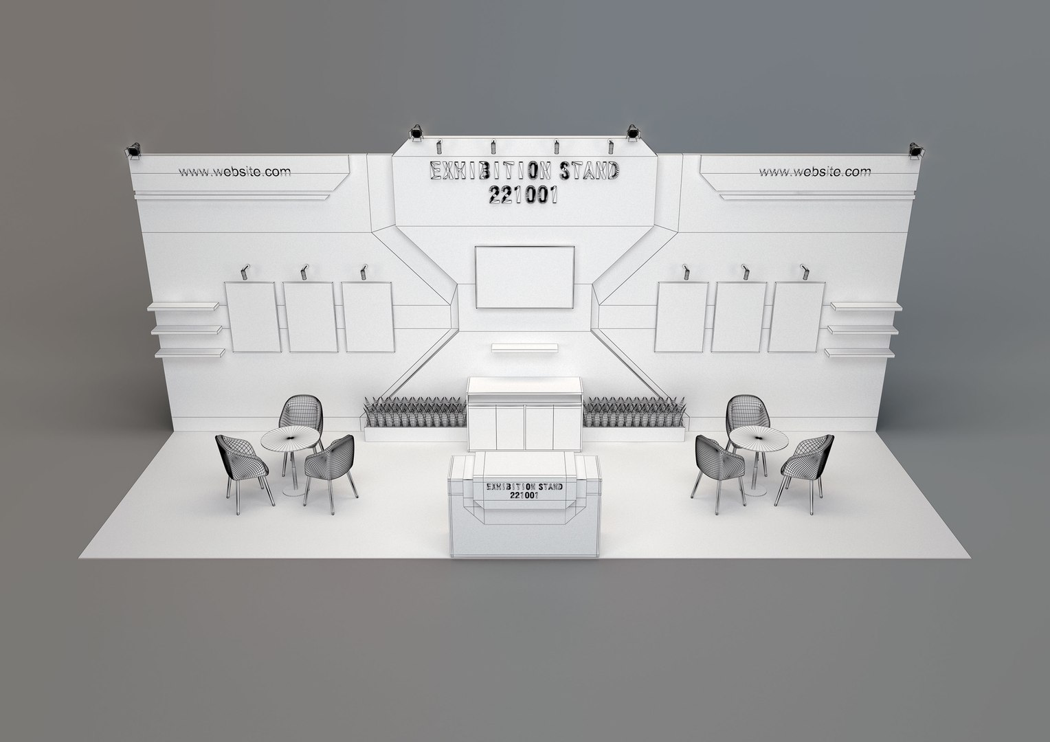 3D EXHIBITION STAND221001 28 Sqm model https://p.turbosquid.com/ts-thumb/79/DljLpG/e0/preview06/jpg/1670816799/1920x1080/fit_q87/30728062498bcdf56d2e25802d535c5d41953f8f/preview06.jpg