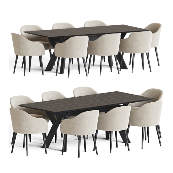 modelo 3d Dining Set 115 - TurboSquid 2030339