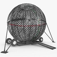 Stunt Motorcycle Globe Cage Steel
