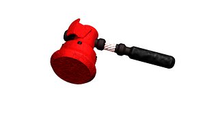 Heavy Sledgehammer Tool Weapon PBR Game Ready 3D Asset model
