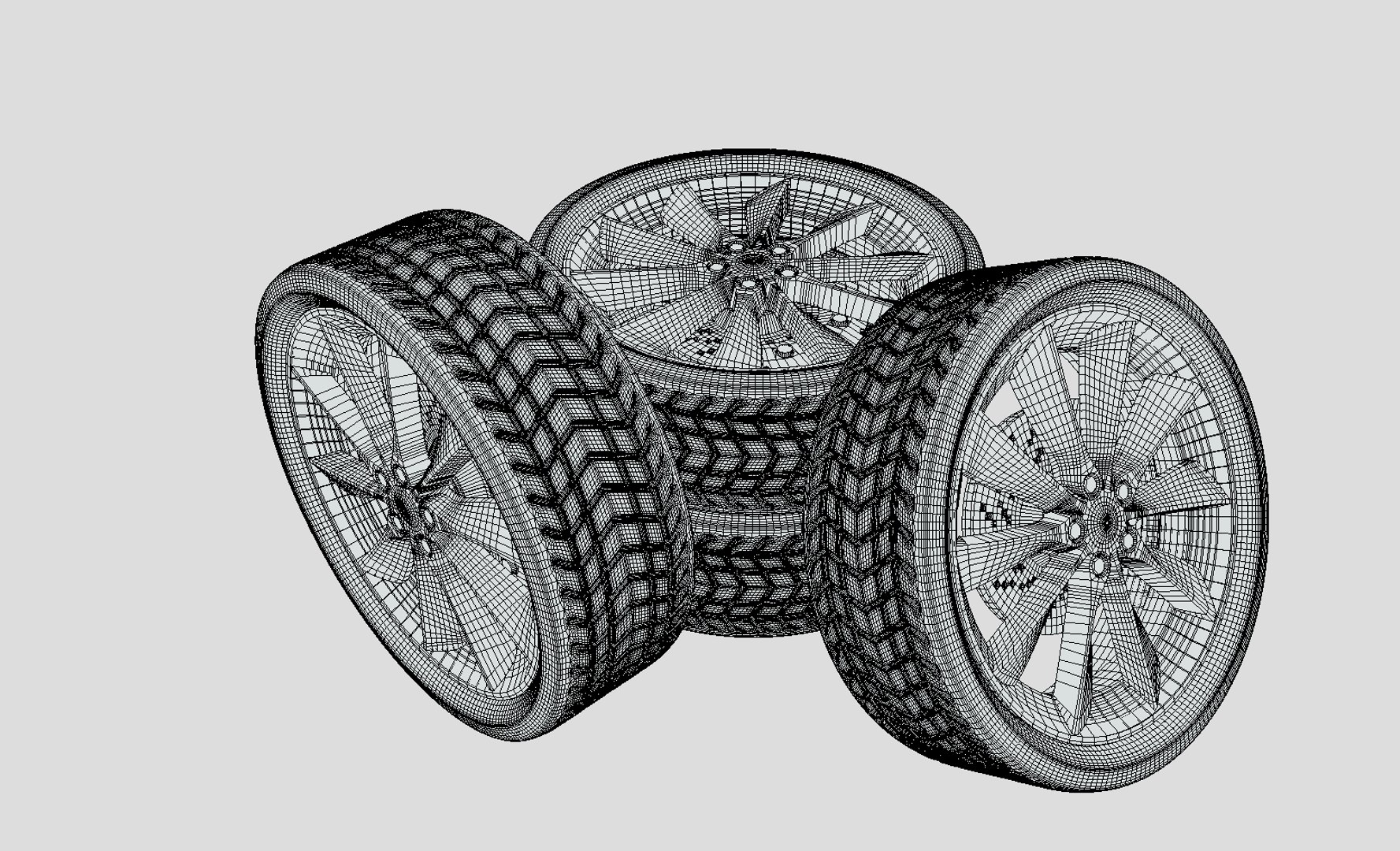 3D Model Rims Tesla 3 - TurboSquid 1612048