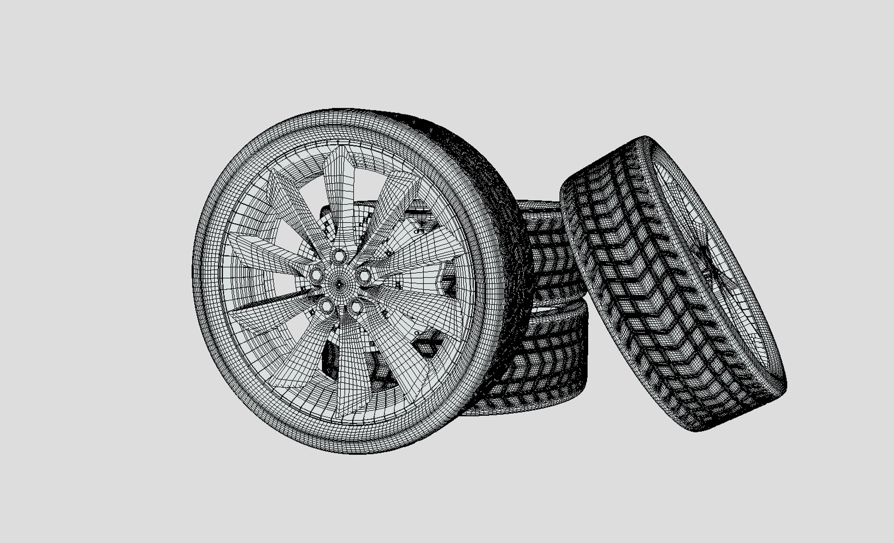 3D Model Rims Tesla 3 - TurboSquid 1612048
