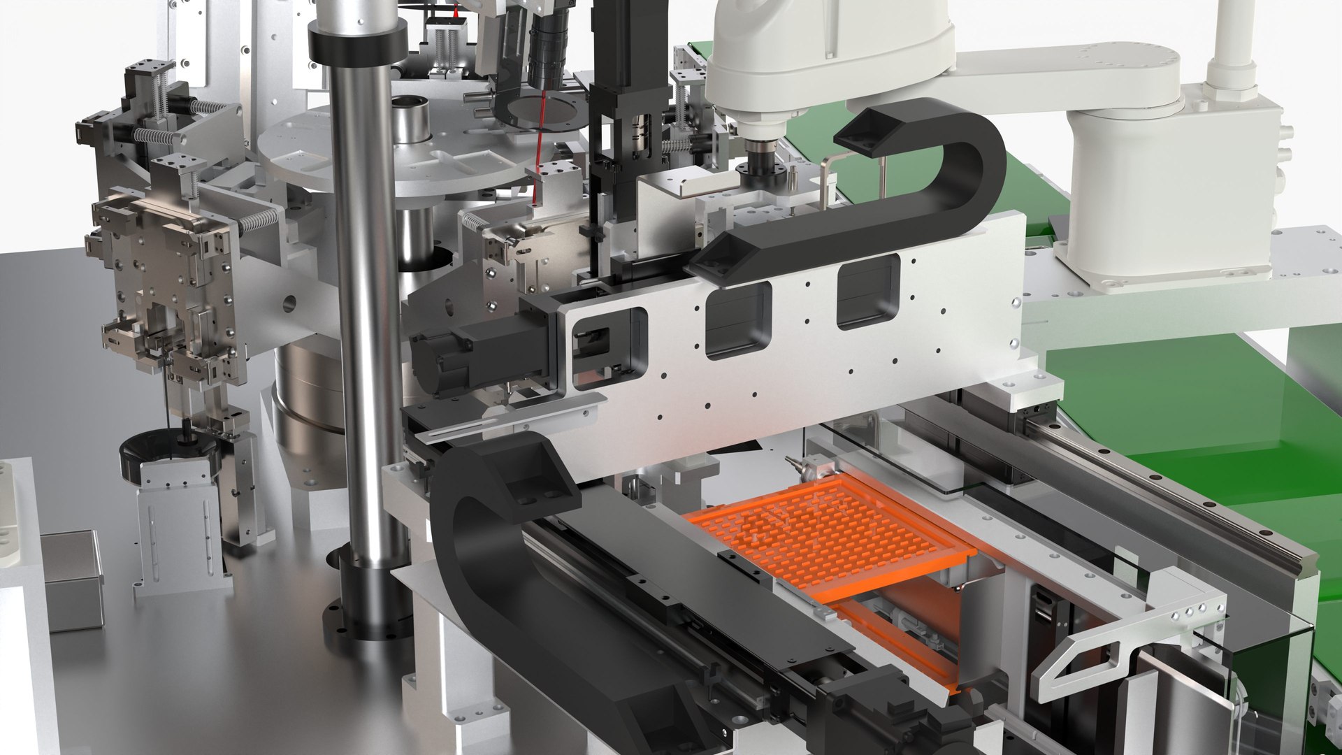 Automatic Mobile Phone Assembly And Laser Welding Machine 3D ...