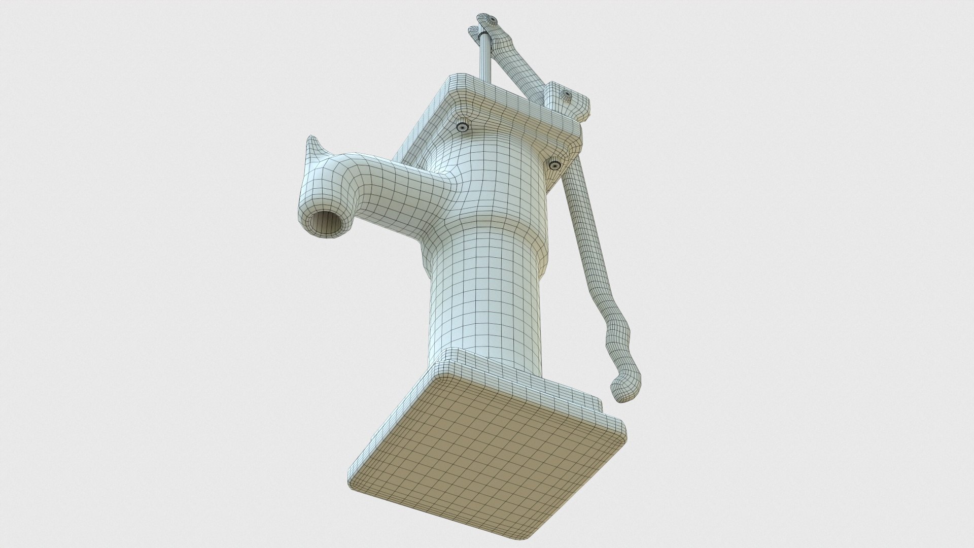 Tube Well - Water Hand Pump Model - TurboSquid 2030266