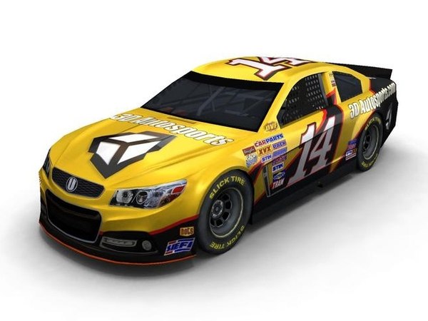 modelo 3d 2017 Game Ready Nascar Model - TurboSquid 834501