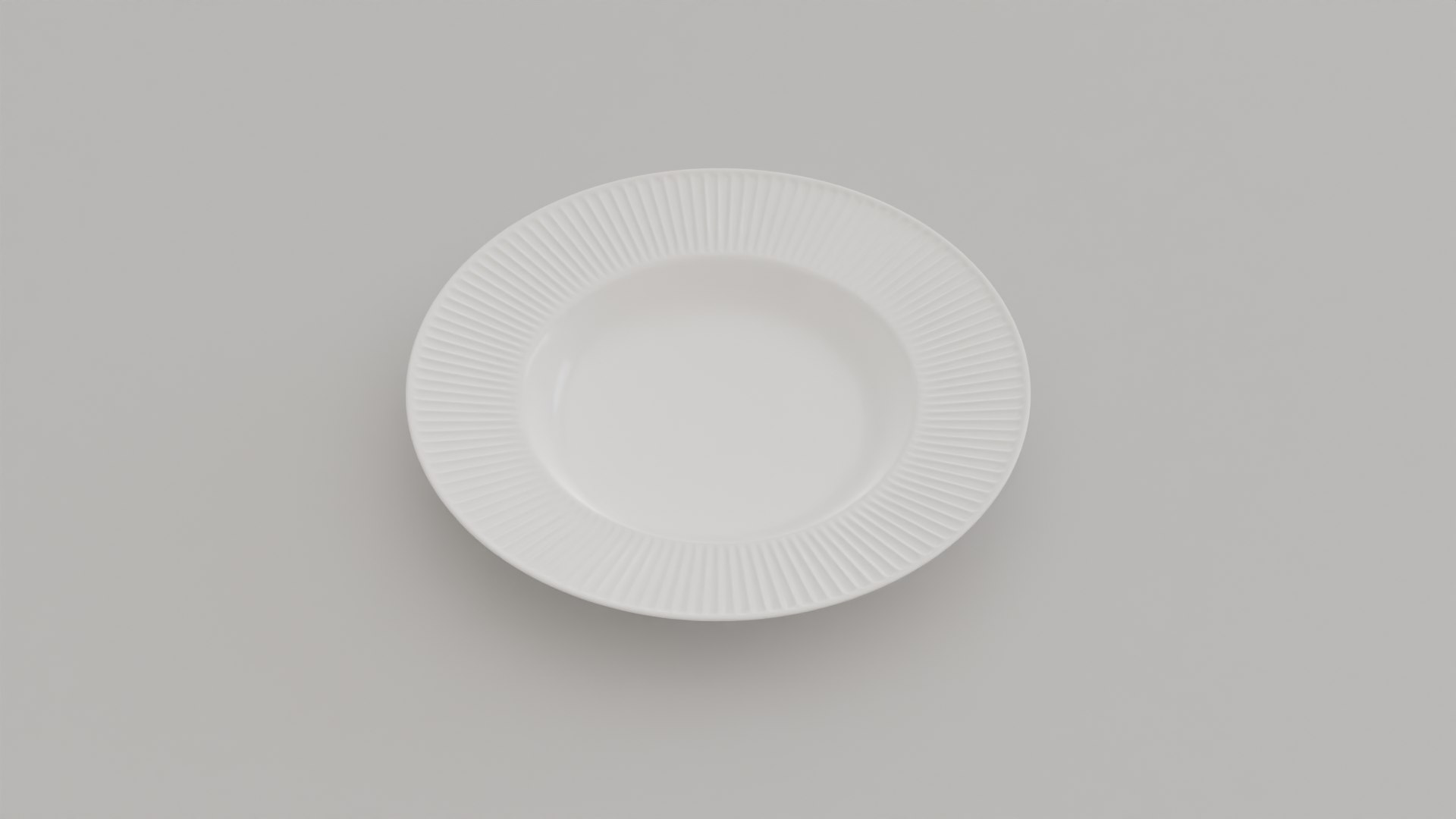 Ridges Soup Plate Model - TurboSquid 1990048