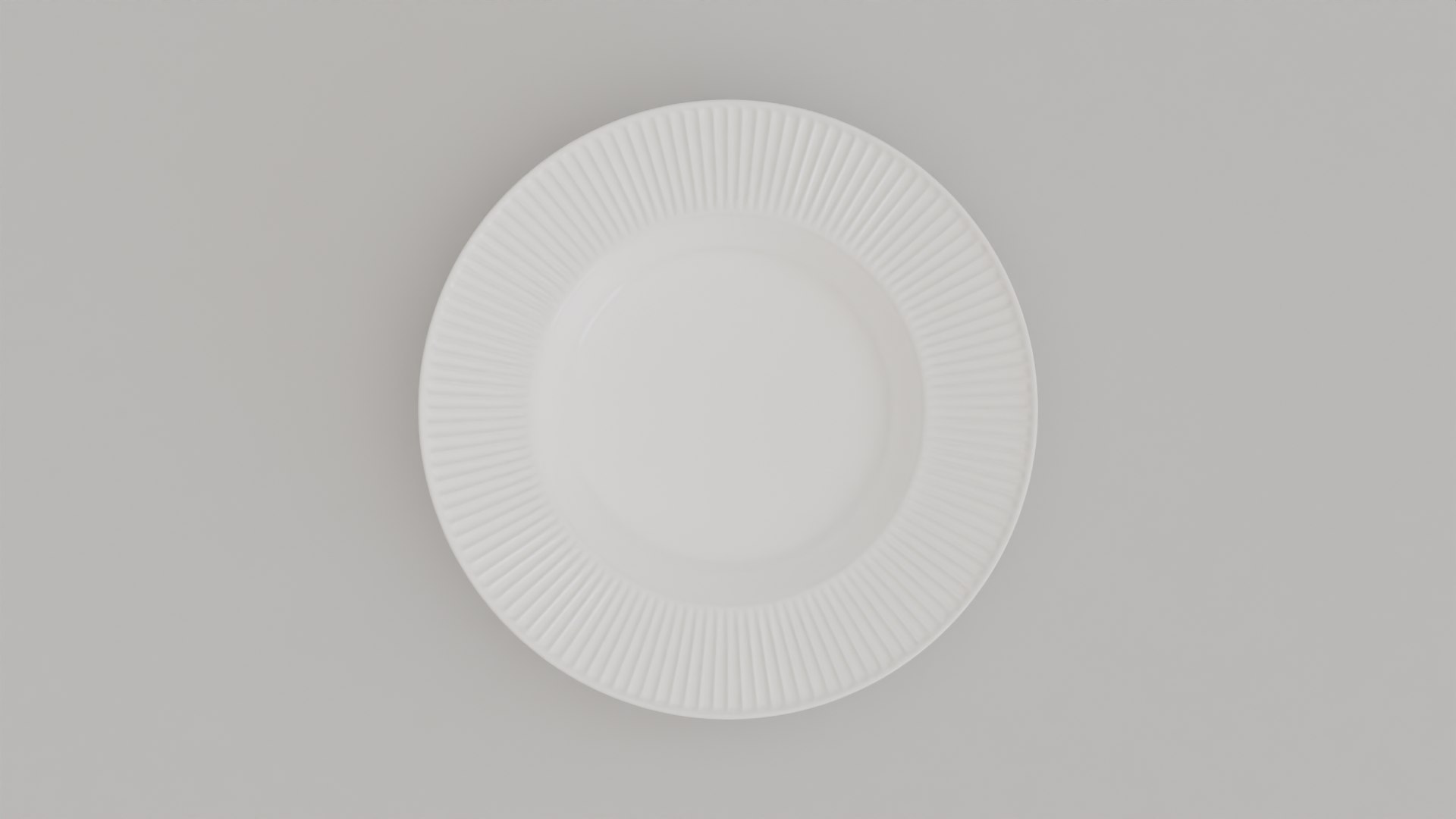Ridges Soup Plate Model - TurboSquid 1990048