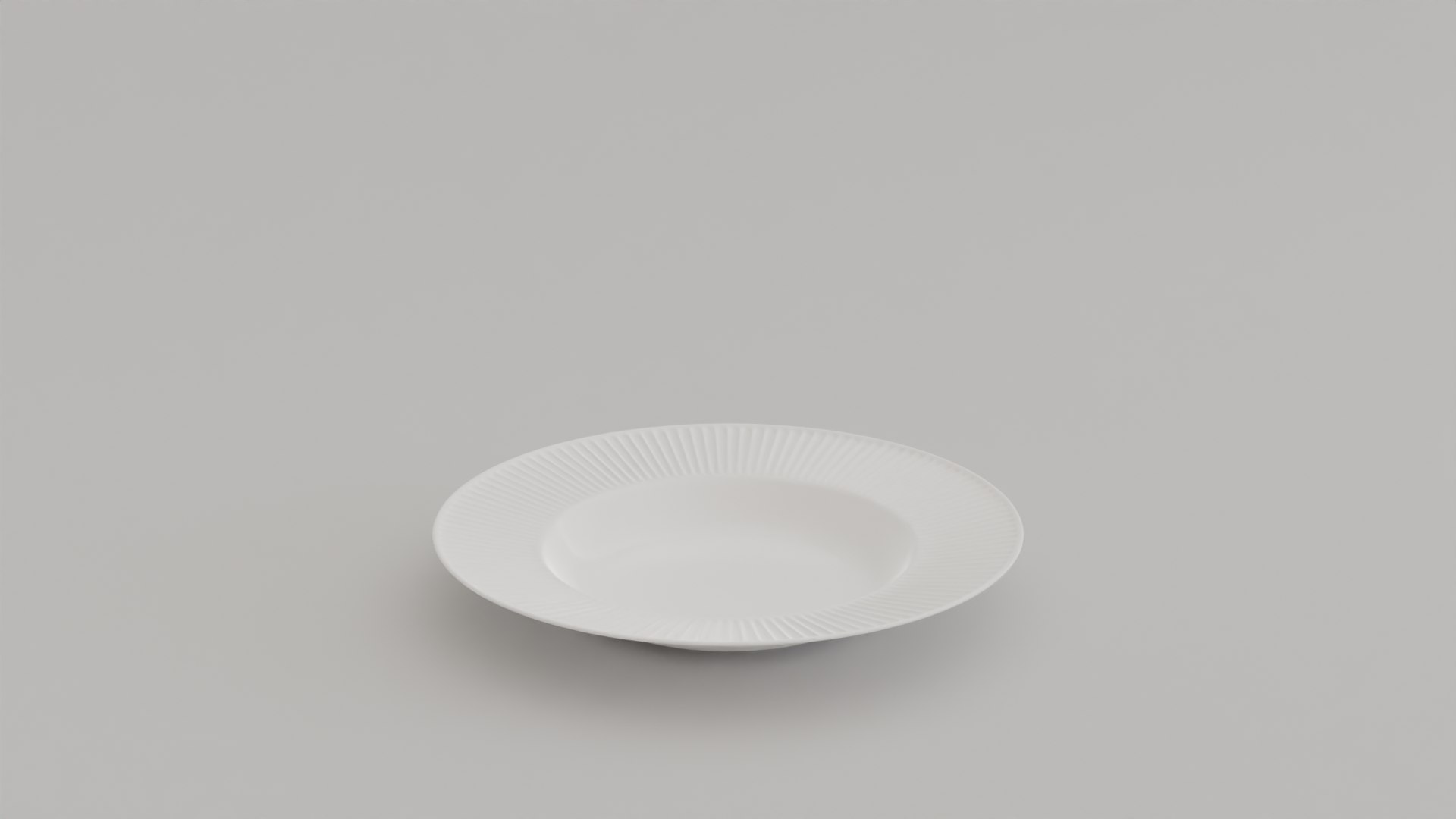 Ridges Soup Plate Model - TurboSquid 1990048
