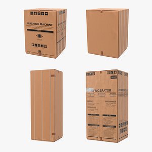 Big Carton Package Boxes Collection 2