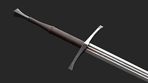 3D Olbrecht Medieval Sword Free low-poly