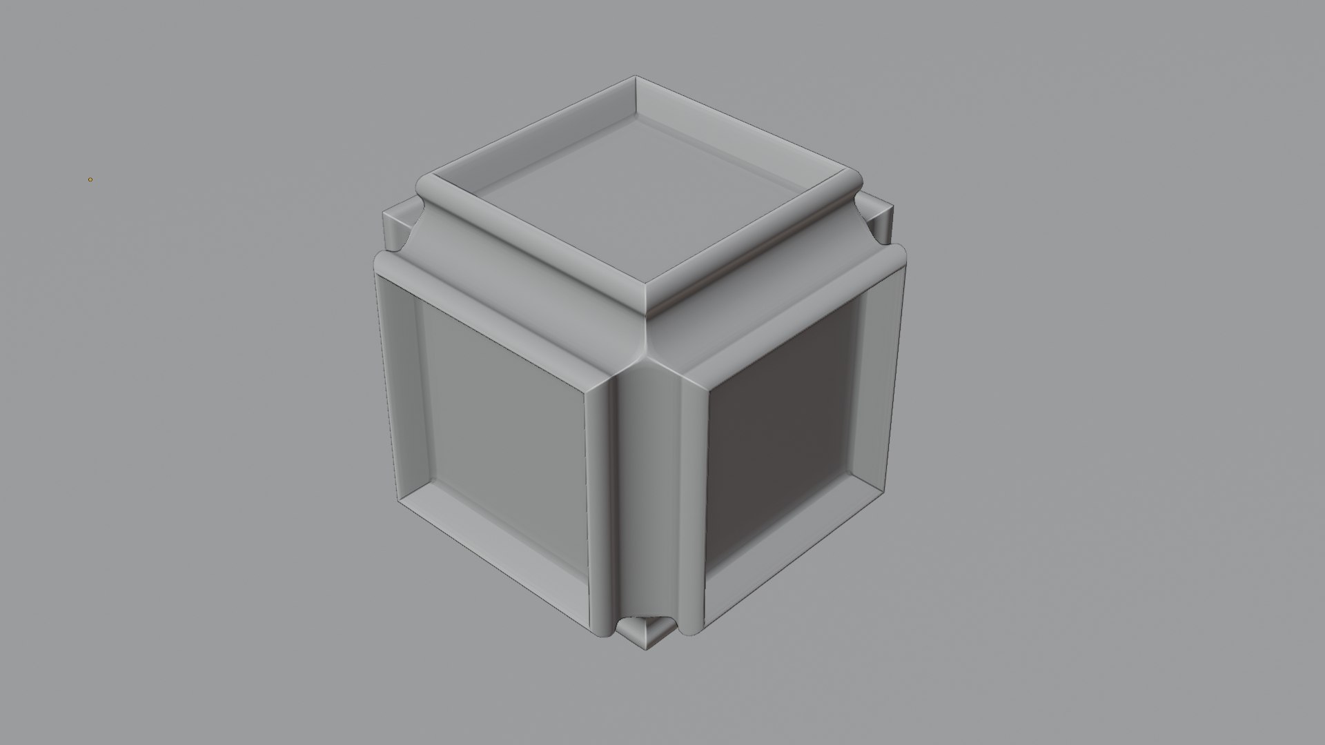 Scifi Simple Box Model 3D Model - TurboSquid 1908611
