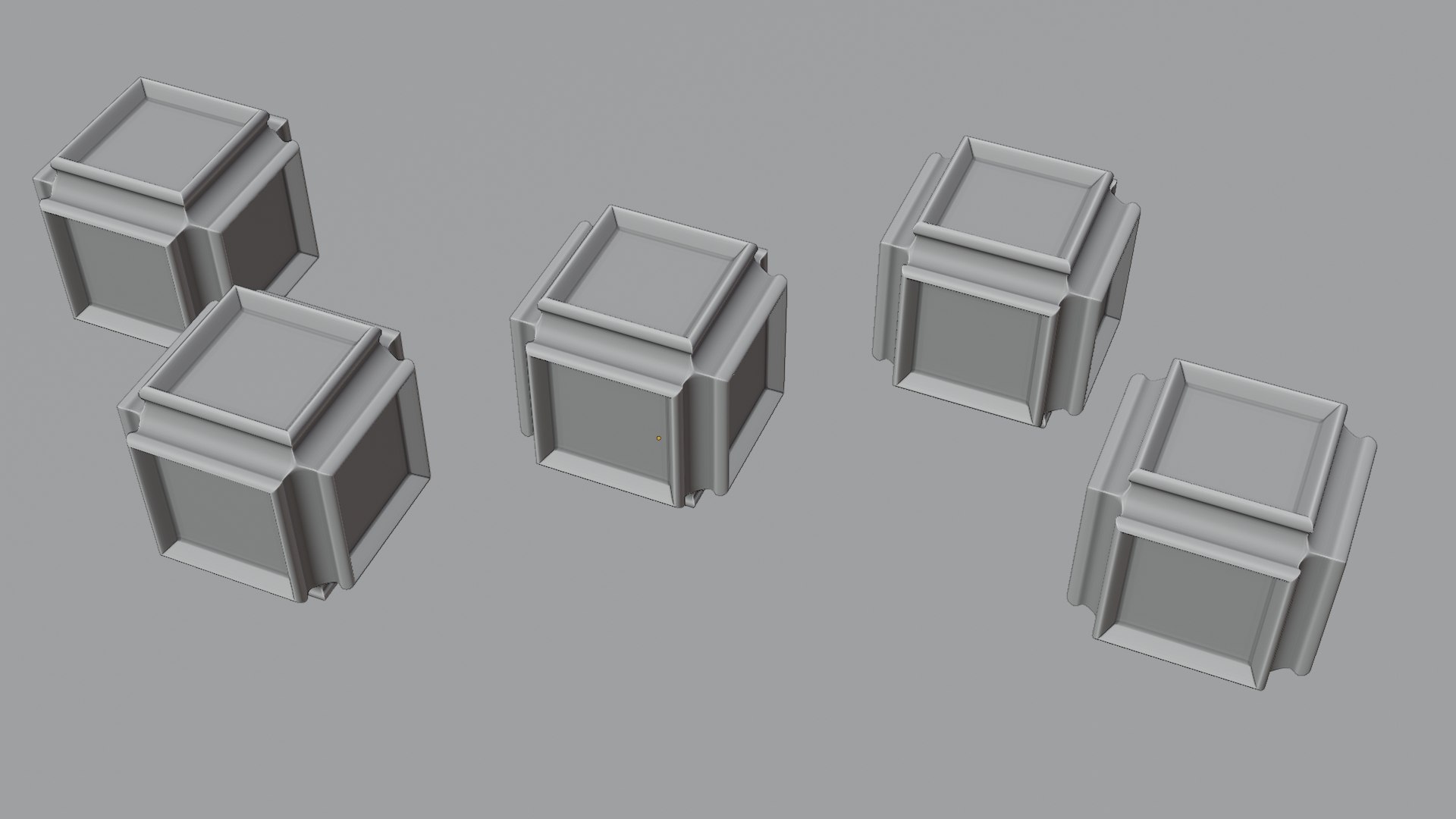 Scifi Simple Box Model 3D Model - TurboSquid 1908611