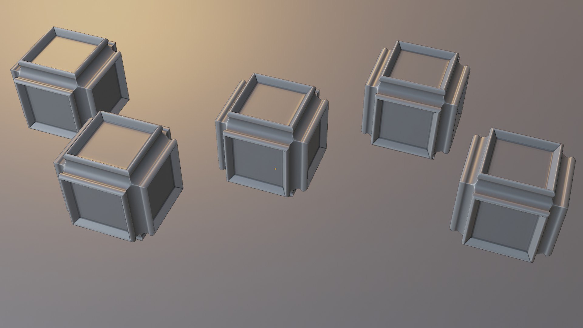 Scifi Simple Box Model 3D Model - TurboSquid 1908611