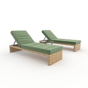 Sun Lounger 25 3D model