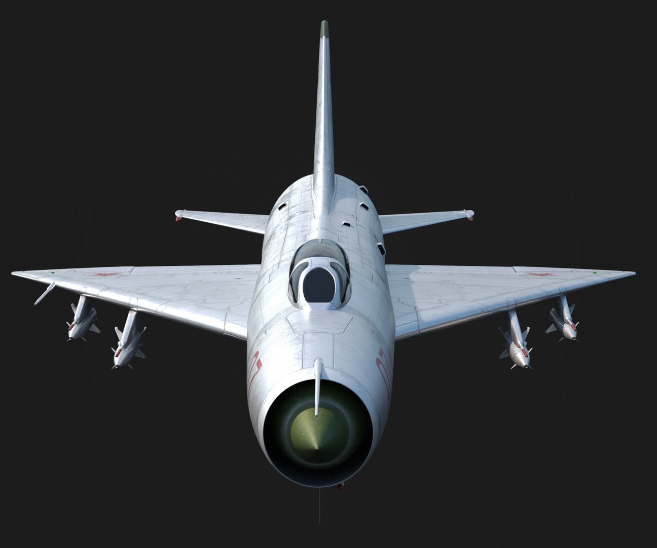 3D Model Sukhoi Su-9 Fishpot - TurboSquid 1407885