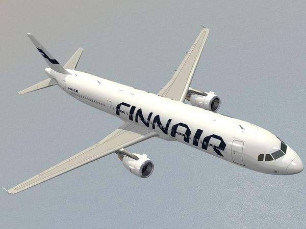 Airbus a321-211 finnair a321 3D model - TurboSquid 1091214