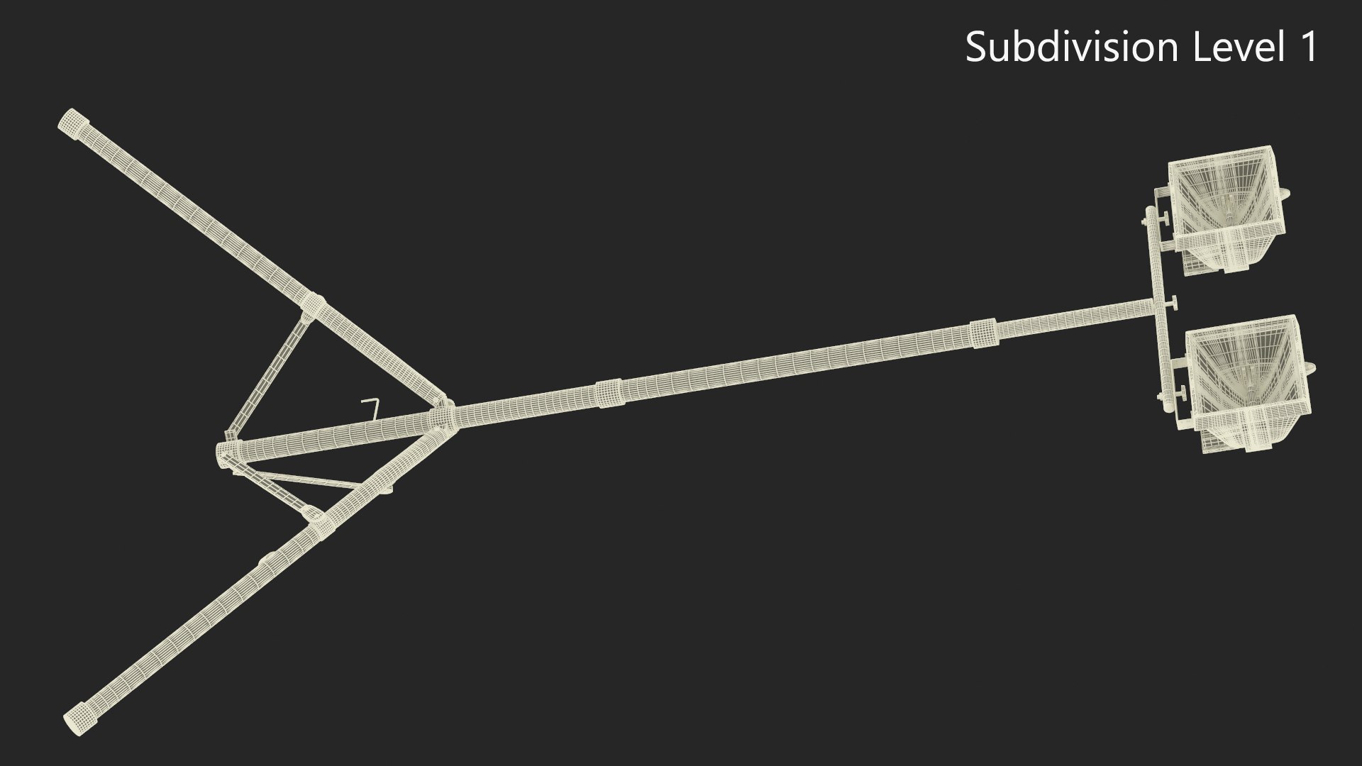 Dual Head Tripod Construction Light Model - TurboSquid 2344155
