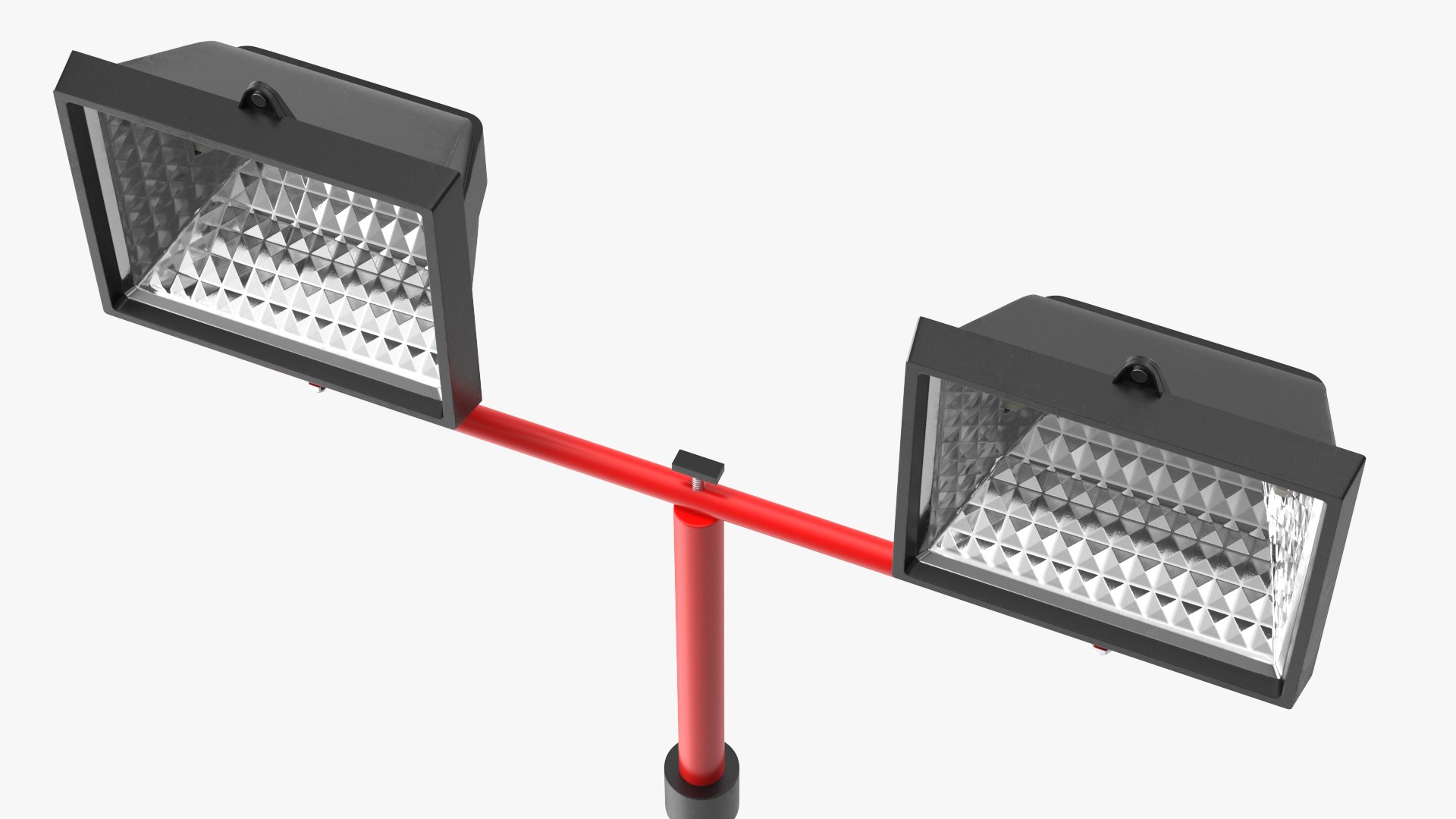 Dual Head Tripod Construction Light Model - TurboSquid 2344155