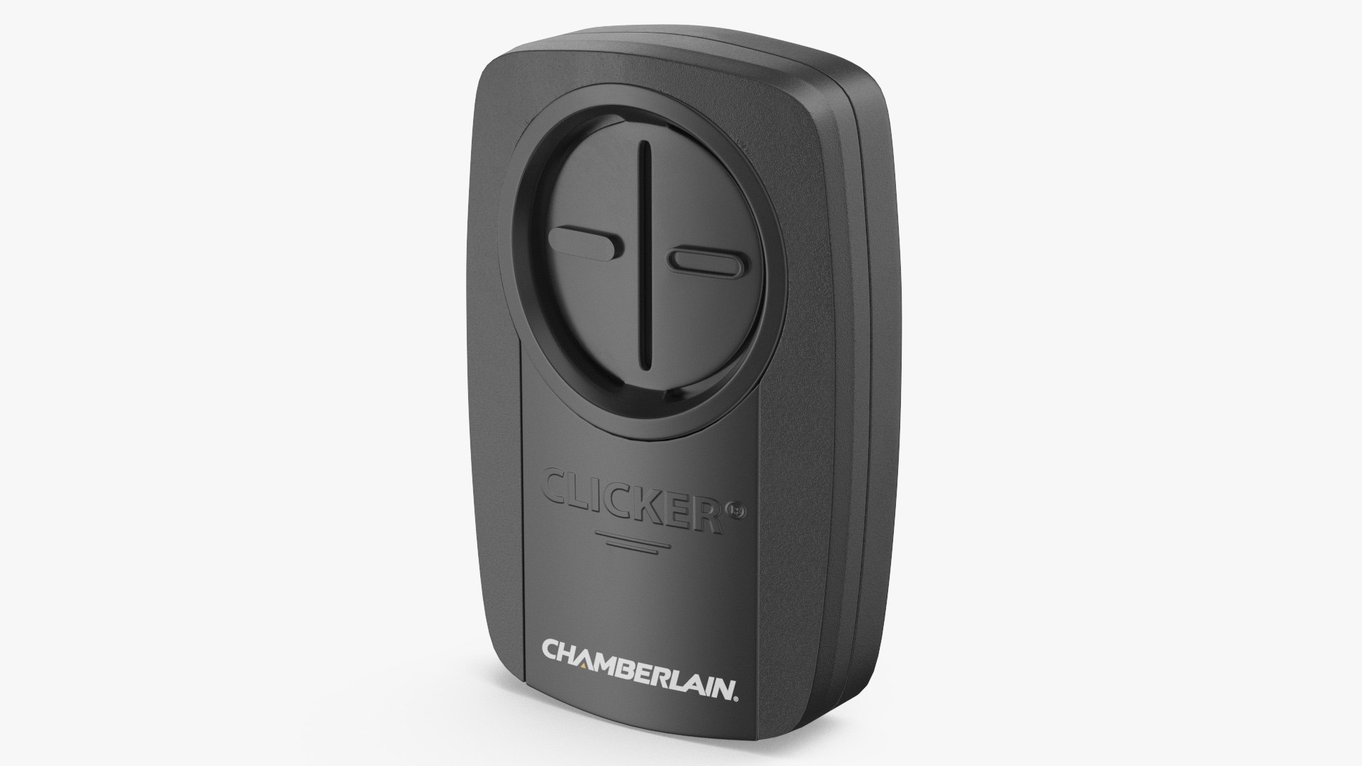 Chamberlain Garage Door Remote Black 3D model preview