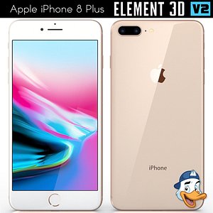 apple iphone 8 element 3D model