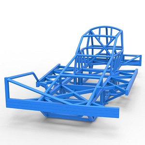 Frame of BriSCA Formula 1 Stock Car Scale 1 to 25 model