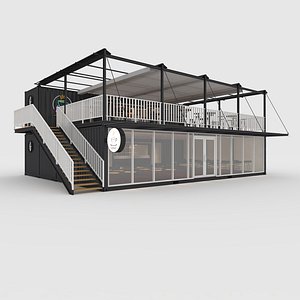 Container Cafe 15 3D model