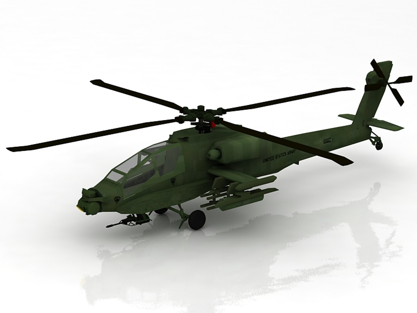 AH-64 Apache 3D model - TurboSquid 1783535