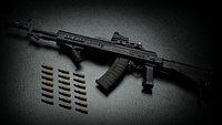 AKL 97 Rifle Low-poly