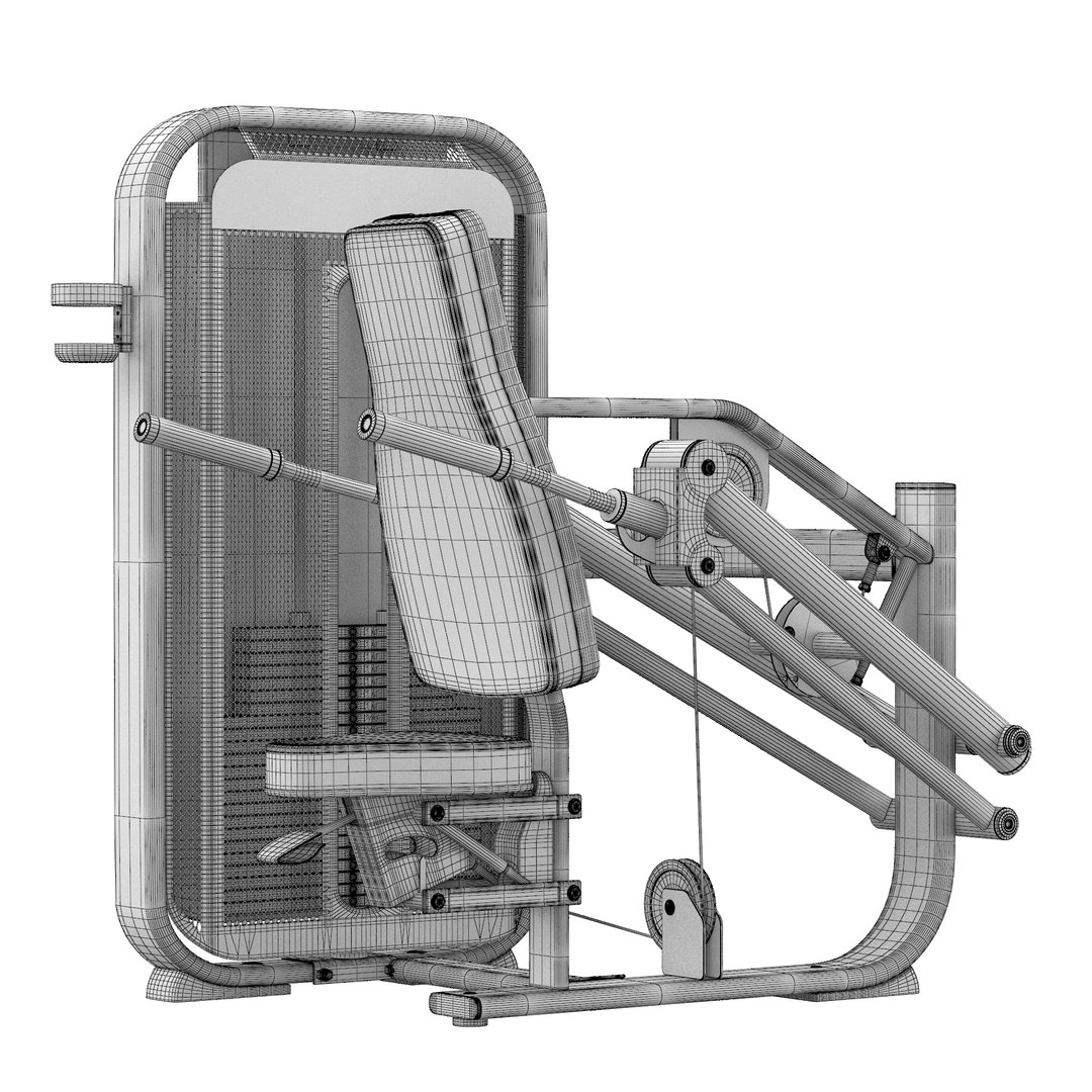 E-7026 Seated Dip Model - TurboSquid 1967359