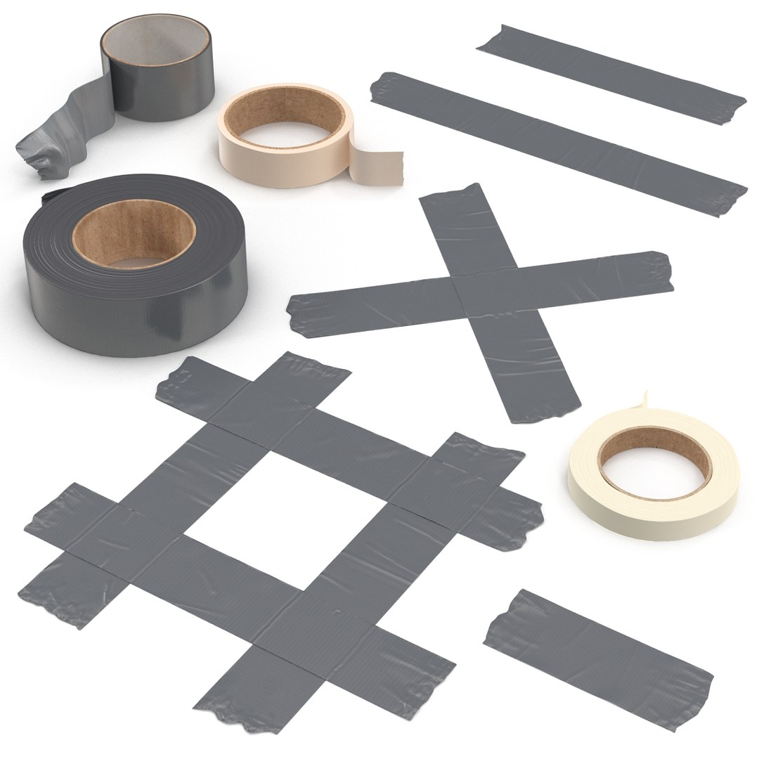 3d model duct tapes 2 https://p.turbosquid.com/ts-thumb/7A/BfEVdU/8Lqw7xfv/ducttapescollection3dmodels06/jpg/1446198012/1920x1080/fit_q87/3268ebf470404e4cb1740aa2e7248d91ffe2554e/ducttapescollection3dmodels06.jpg