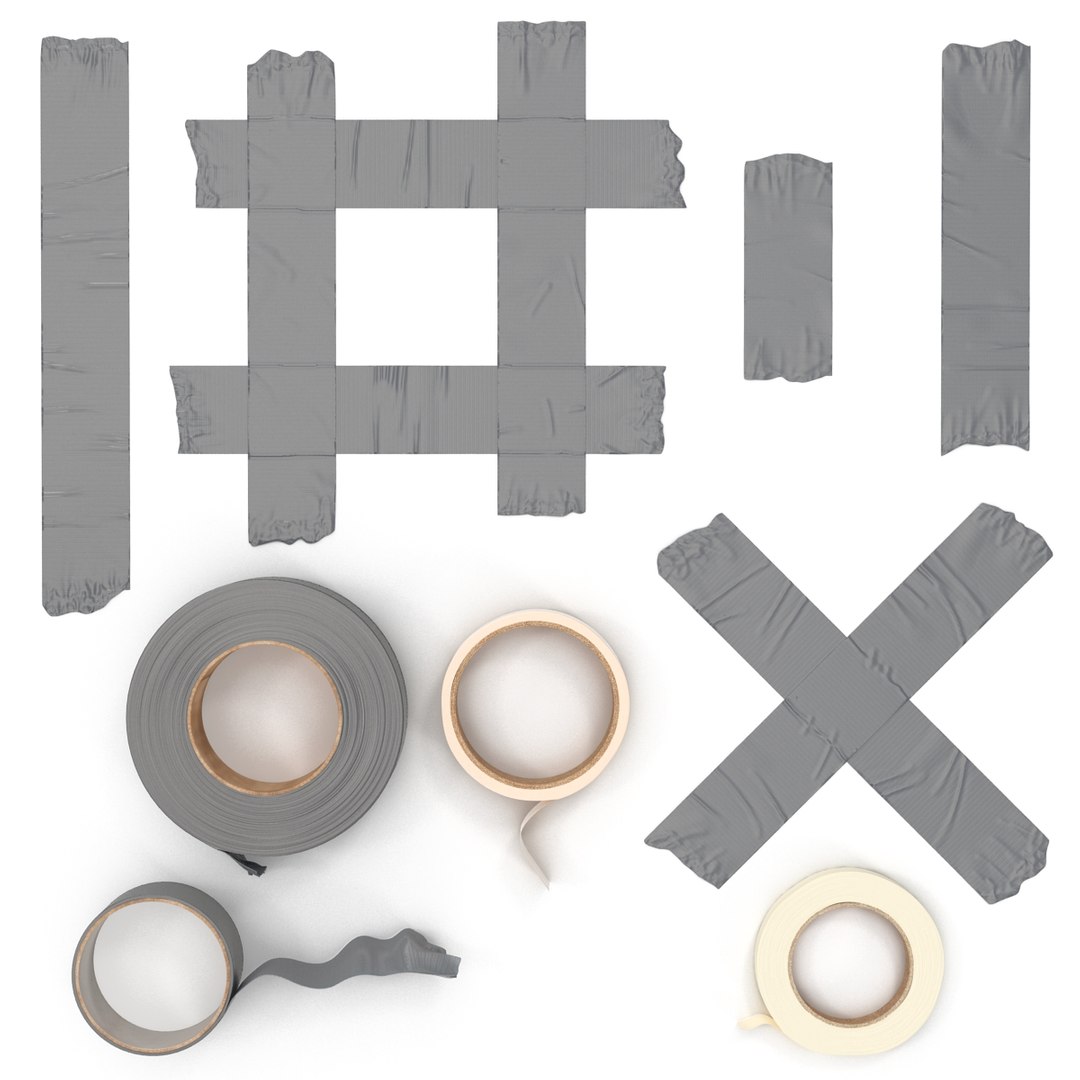 3d model duct tapes 2 https://p.turbosquid.com/ts-thumb/7A/BfEVdU/Wx6OZIkO/ducttapescollection3dmodels04/jpg/1446198012/1920x1080/fit_q87/52c032646e0df222be3d3297cbd7815b7d007aab/ducttapescollection3dmodels04.jpg