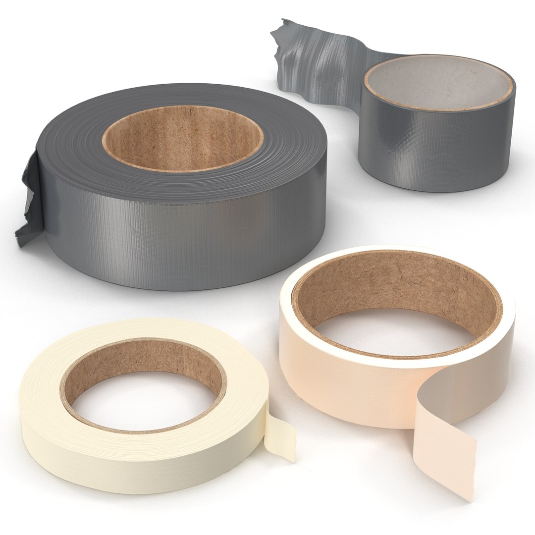 3d model duct tapes 2 https://p.turbosquid.com/ts-thumb/7A/BfEVdU/qHwFKEgn/ducttapescollection3dmodels09/jpg/1446198012/1920x1080/fit_q87/59ee14d54b8f86025180d67914511d81be193f41/ducttapescollection3dmodels09.jpg