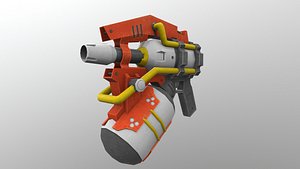 3D Hand Flame Gun Level 2