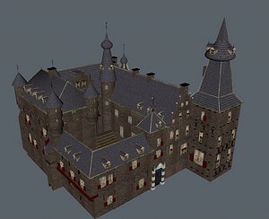 3d model kasteel doorwerth