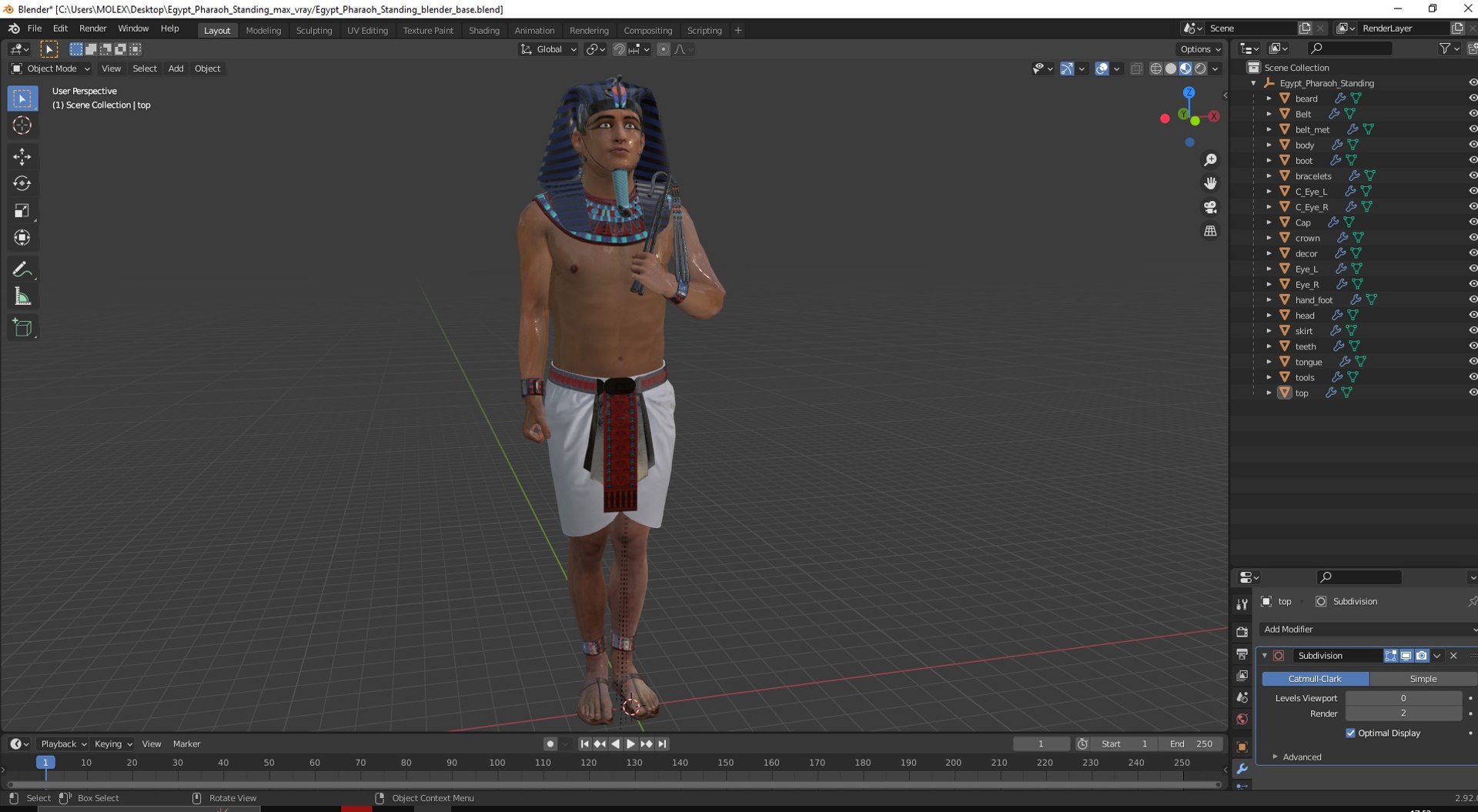 Egypt Pharaoh Standing model https://p.turbosquid.com/ts-thumb/7A/MU3KQW/FL/egyptpharaohstandingc4dmodel034/jpg/1686803349/1920x1080/fit_q87/b9f3a37c89f83b325d5315e71a9162d0291a5c58/egyptpharaohstandingc4dmodel034.jpg