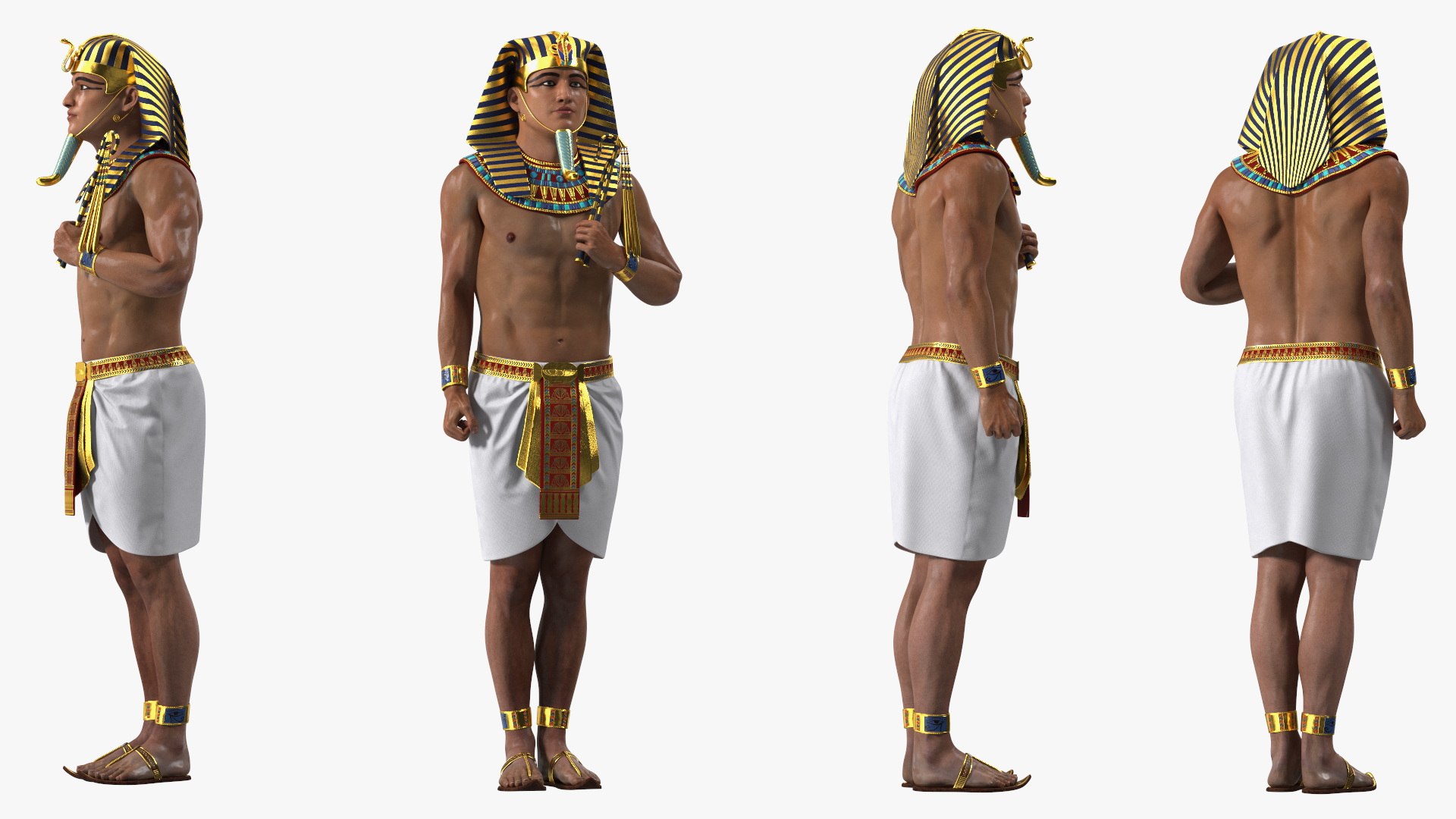 Egypt Pharaoh Standing model https://p.turbosquid.com/ts-thumb/7A/MU3KQW/QL/egyptpharaohstandingc4dmodel010/jpg/1686803292/1920x1080/fit_q87/08e07ecdd636b7fa1fb1ccddd908ab019e861669/egyptpharaohstandingc4dmodel010.jpg