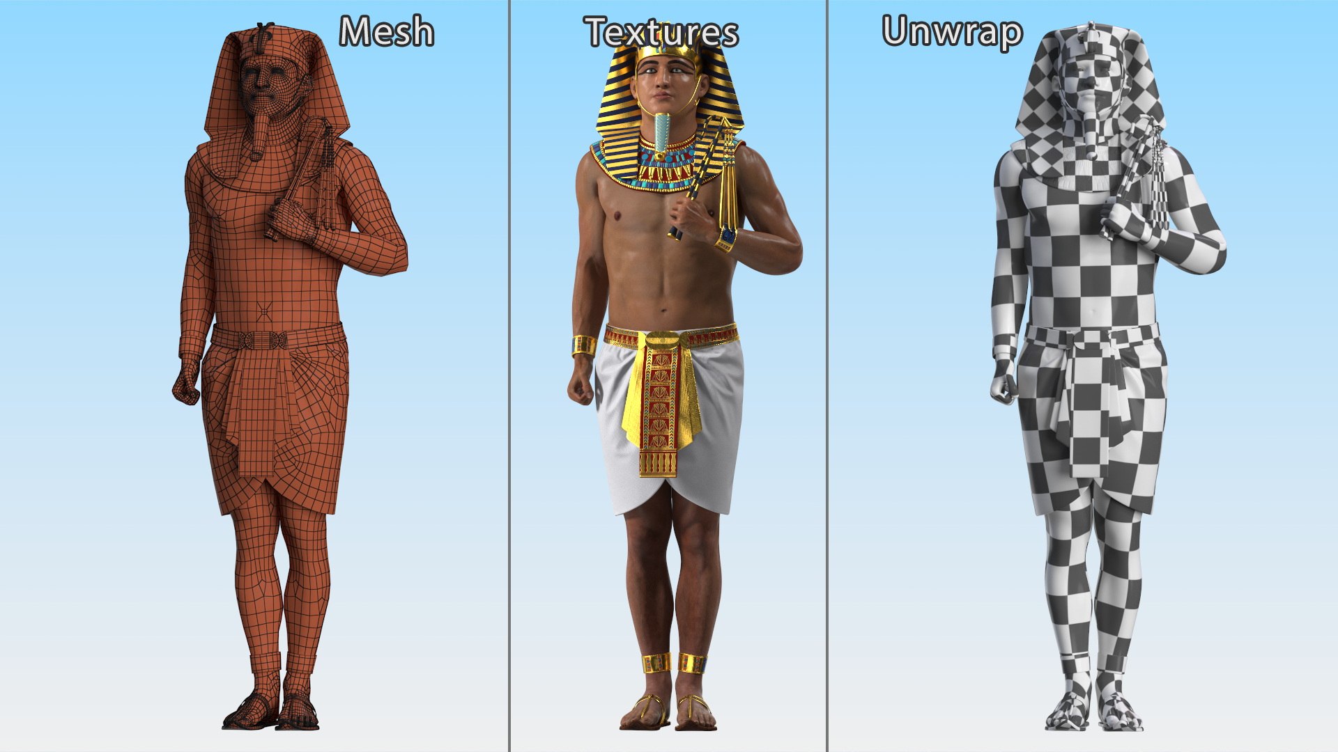 Egypt Pharaoh Standing model https://p.turbosquid.com/ts-thumb/7A/MU3KQW/cp/egyptpharaohstandingc4dmodel015/jpg/1686803309/1920x1080/fit_q87/9b6d3d322112bd631d494f31e6c6d838300e5dc4/egyptpharaohstandingc4dmodel015.jpg
