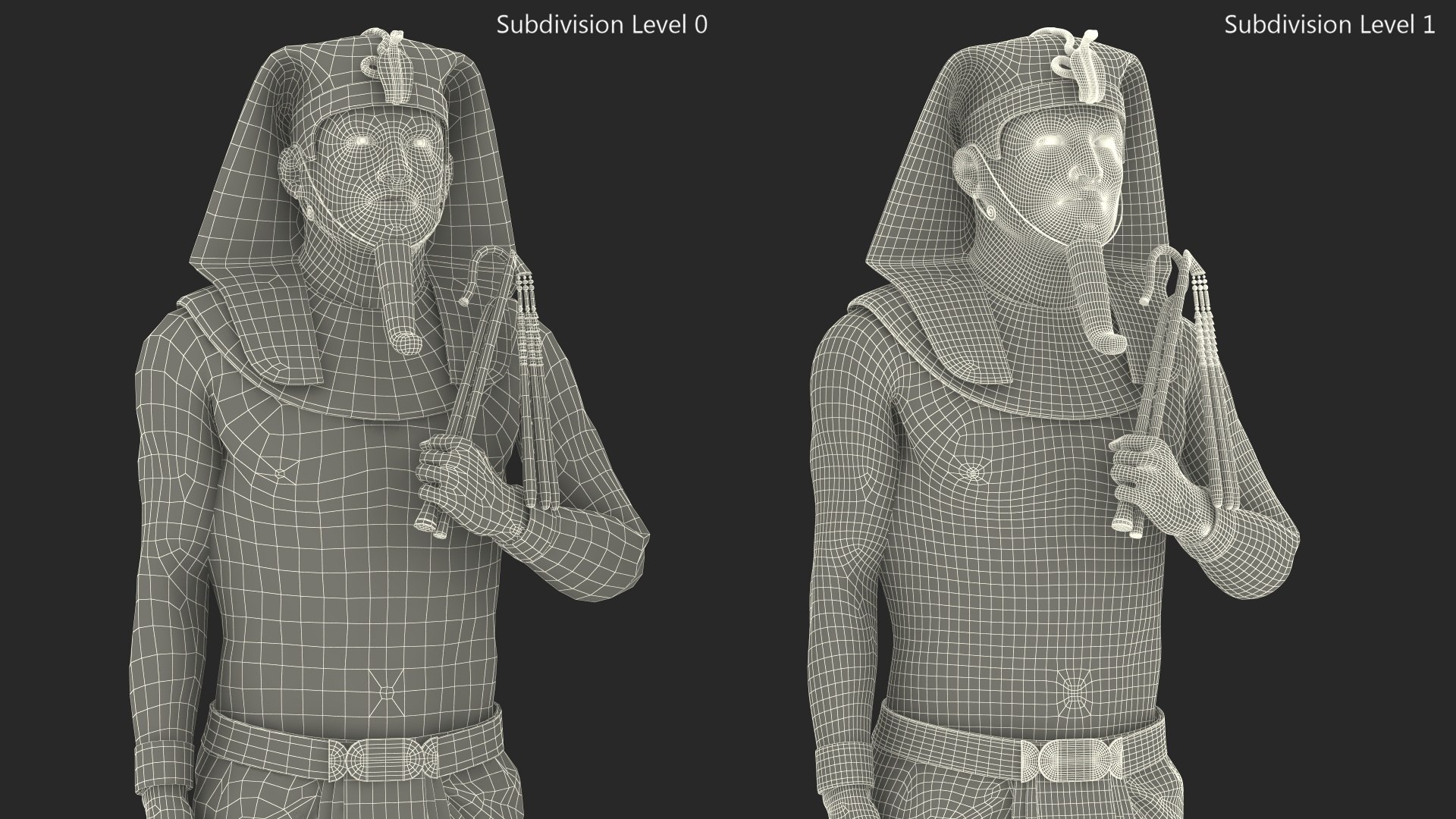 Egypt Pharaoh Standing model https://p.turbosquid.com/ts-thumb/7A/MU3KQW/dY/egyptpharaohstandingc4dmodel016/jpg/1686803313/1920x1080/fit_q87/5c84f422556b0ac705a24acddf98751b8a85771f/egyptpharaohstandingc4dmodel016.jpg
