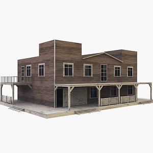 western west house 3D model