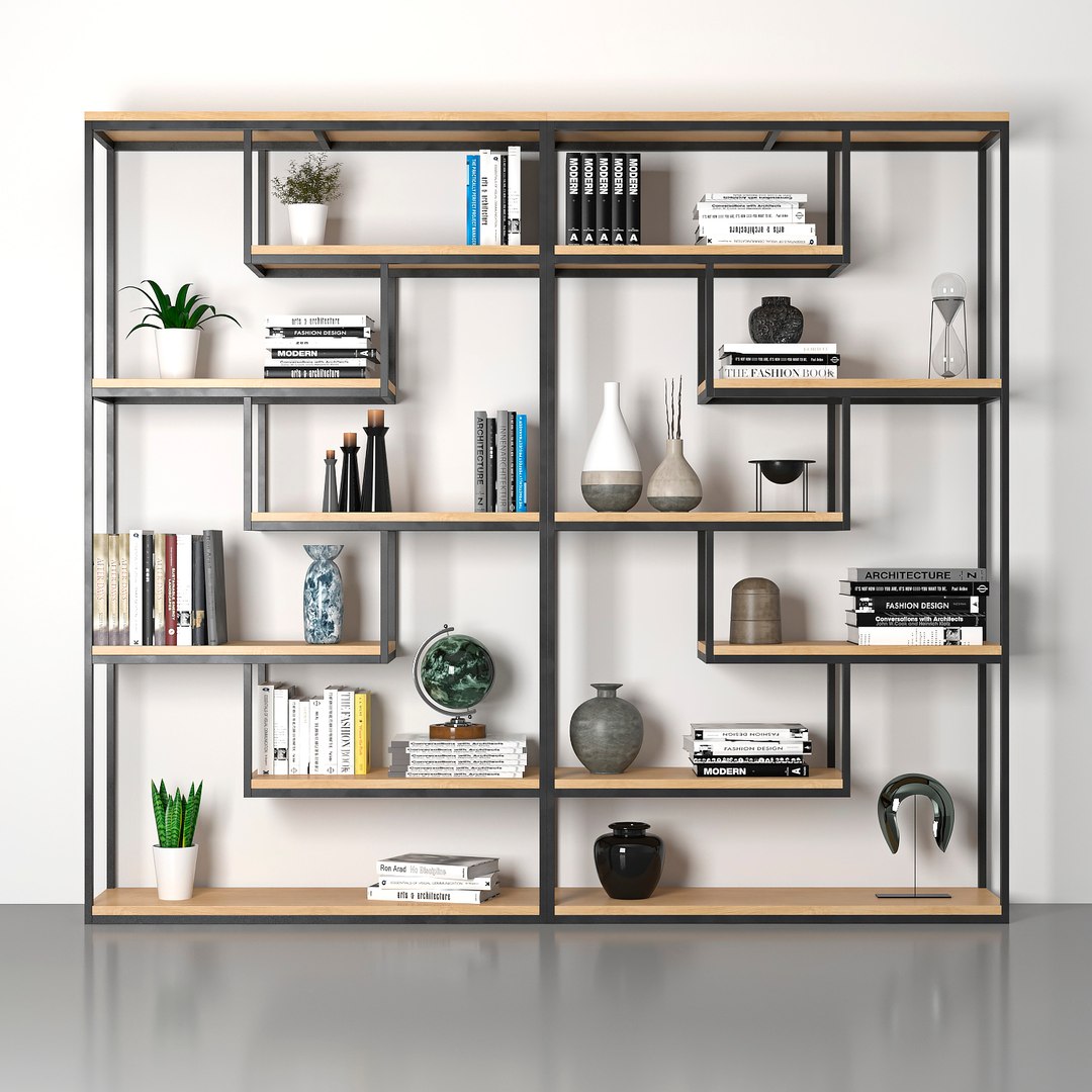 Bookcase Loft Book 3D Model - TurboSquid 1458051