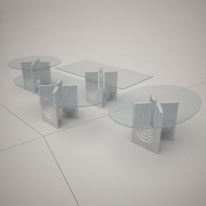 3d model of cattelan italia naxos dining table