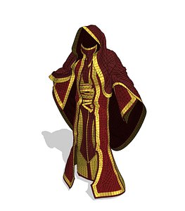 3D model robe mage