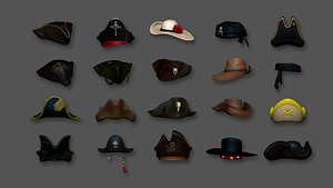 20 Pirate Hat Collection - Character Costume