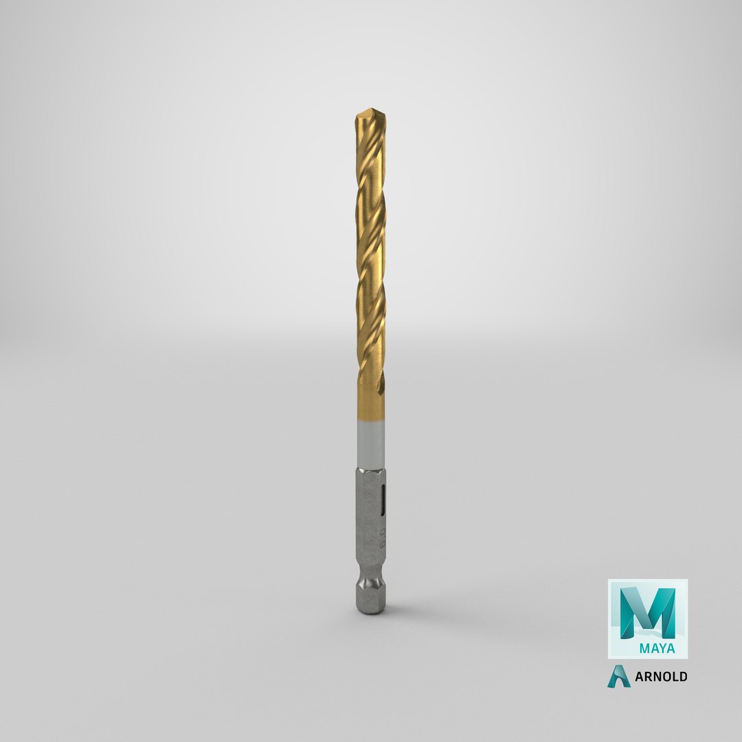 Drill Bit 6 Mm 3D Model - TurboSquid 1383250